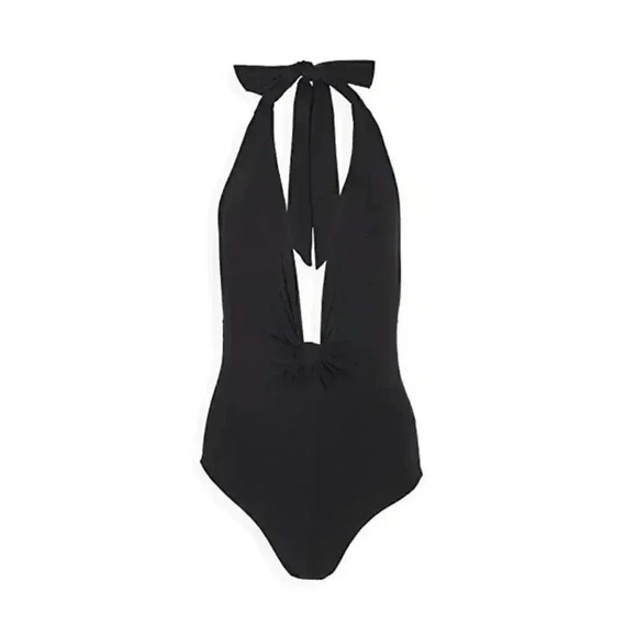 Ramy Brook Zoey Bodysuit Black Size Large - Picture 2 of 12